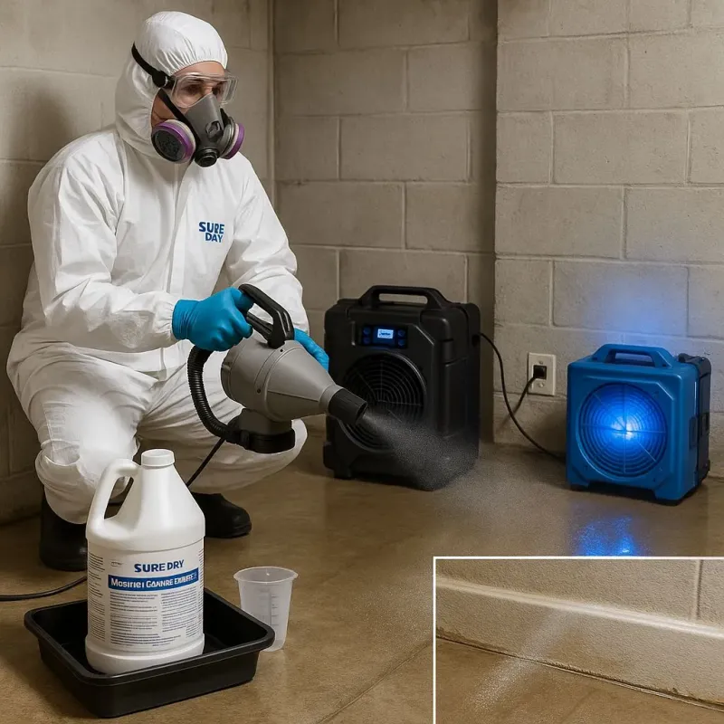 Sanitization and Odor Removal process in Bridgeport, CA